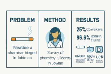 Nicotine as A Hazardous Chemical: Analysis of Smoking Behavior and Cessation Strategies among Pharmacy Students in Jordan using Chemical, Statistical and Machine Learning Approaches