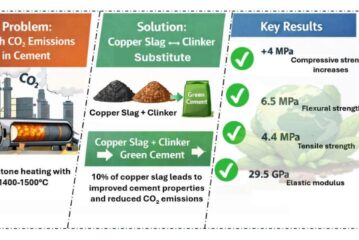 Utilization of Copper Slag as a Partial Clinker Replacement Material in Cement Production