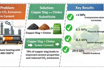 Utilization of Copper Slag as a Partial Clinker Replacement Material in Cement Production